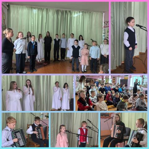 Агитационный концерт в д. Моисеевка